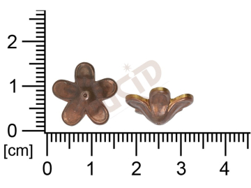 Tvarový výlisek rostlinné motivy kytky, květinové motivy bez oček (svěšovacích dírek) 15.0mm