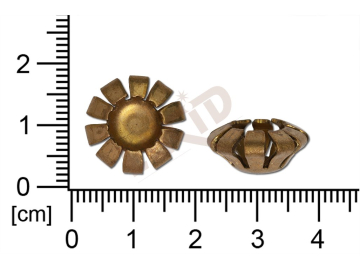 Tvarový výlisek rostlinné motivy kytky, květinové motivy bez oček (svěšovacích dírek) 16mm