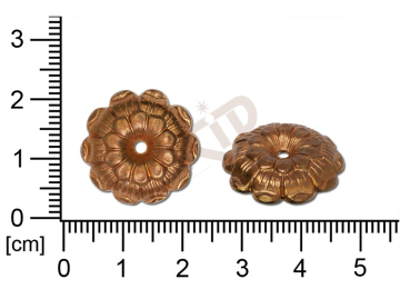 Tvarový výlisek rostlinné motivy kytky, květinové motivy se středovým otvorem 20,0mm