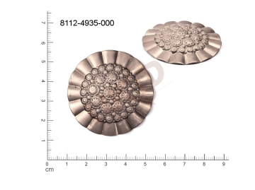 fancy shape round other without loops / attaching holes 45.0mm