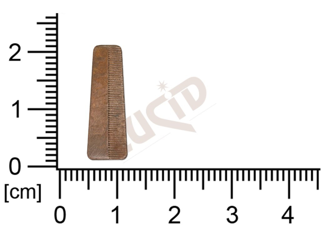 Tvarový výlisek bez oček (prořezávaný) 20,0x7.0mm