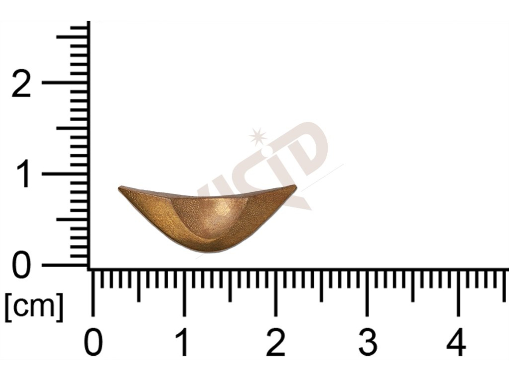 Tvarový výlisek bez oček (svěšovacích dírek) 19.7x7,2mm