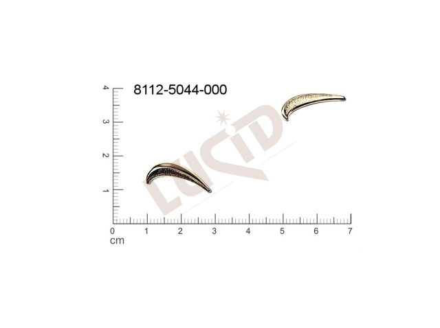 Tvarový výlisek bez oček (svěšovacích dírek) 20.0x10.0mm