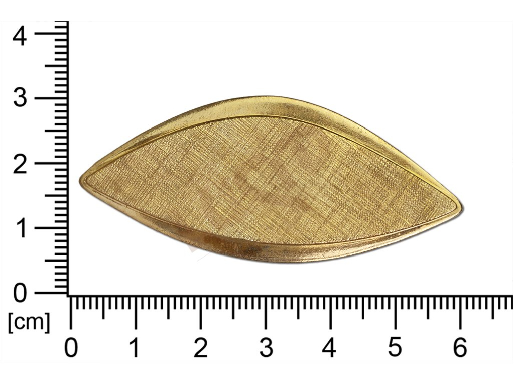 fancy shape oval without loop / attaching hole