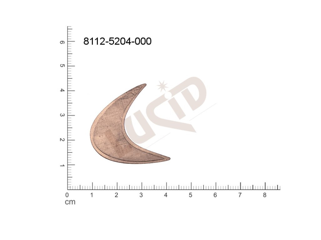 fancy shape halfmoons other without loops / attaching holes 