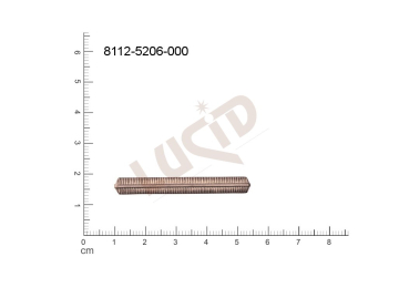 fancy shape bars other without loops / attaching holes 41.0x5.0mm