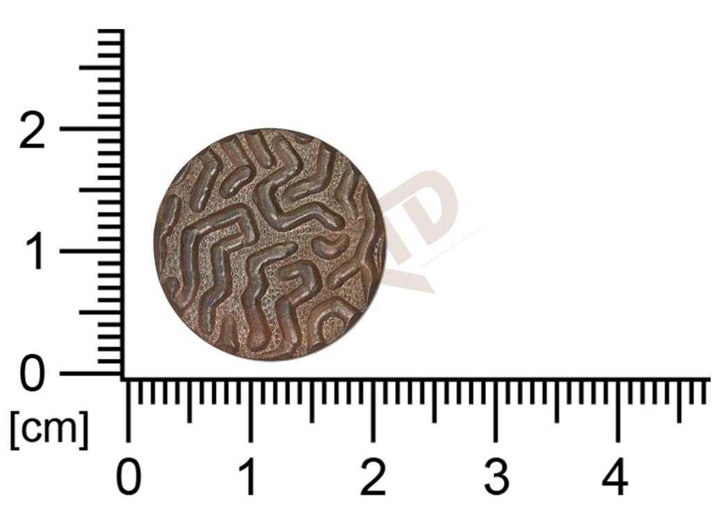 Tvarový výlisek kulatý bez oček (svěšovacích dírek) 18.0mm