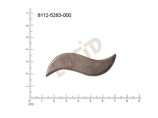 Tvarový výlisek ostatní bez oček (svěšovacích dírek) 60.0x23.0mm