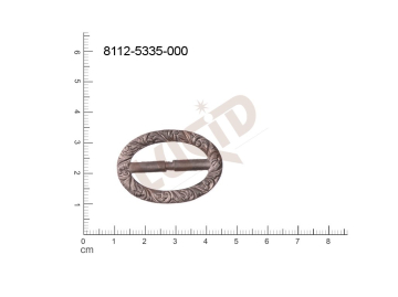 fancy shape oval without loop / attaching hole