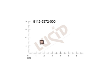 fancy shape quadrangle other without loops / attaching holes 5.0x5.0mm