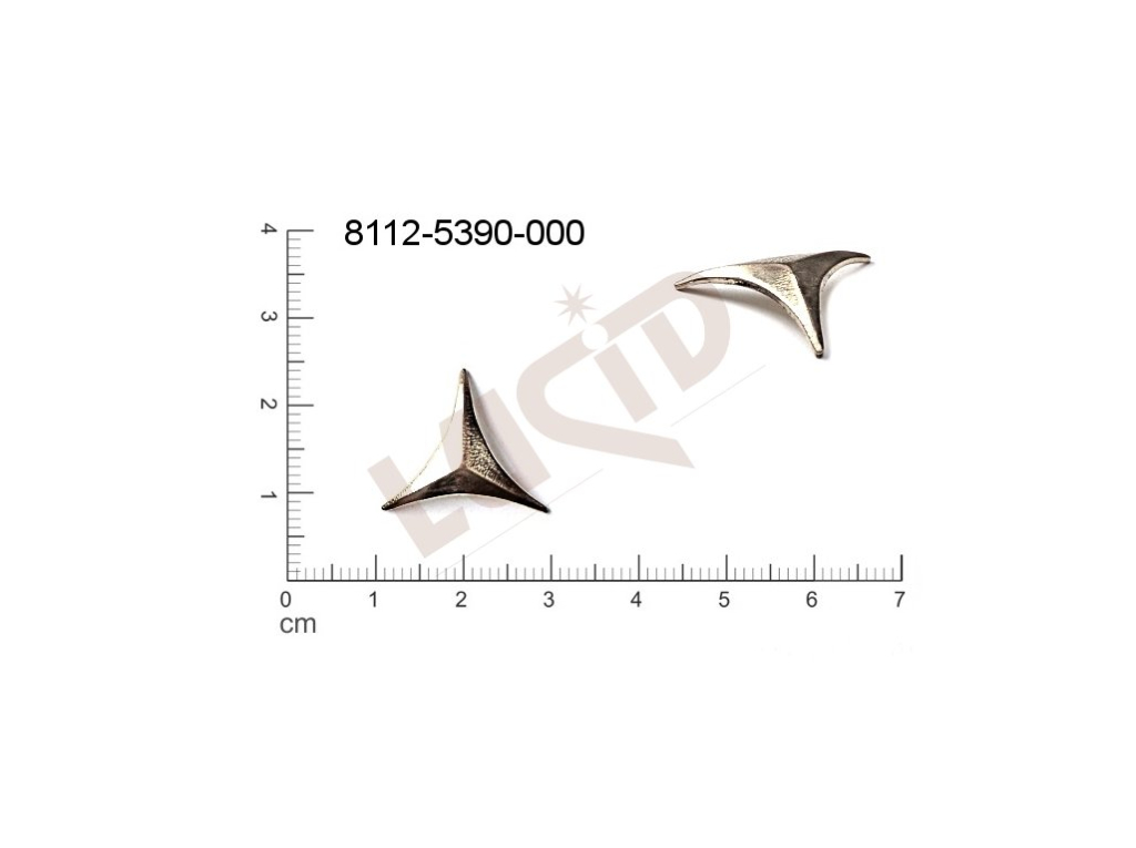 fancy shape triangles other without loops / attaching holes 20.0x20.0mm