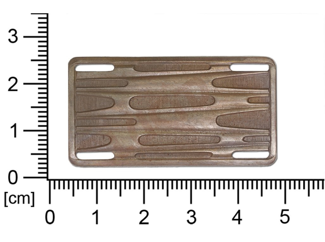 fancy shape quadrangle other with 4 loops / attaching hole