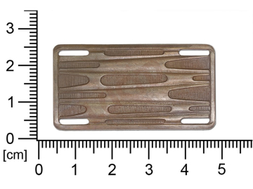 fancy shape quadrangle other with 4 loops / attaching hole