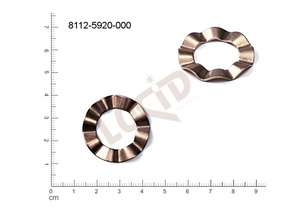 fancy shape round other without loops / attaching holes 30.0mm