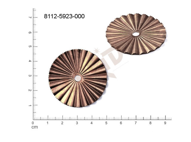 fancy shape round other without loops / attaching holes 40.0mm