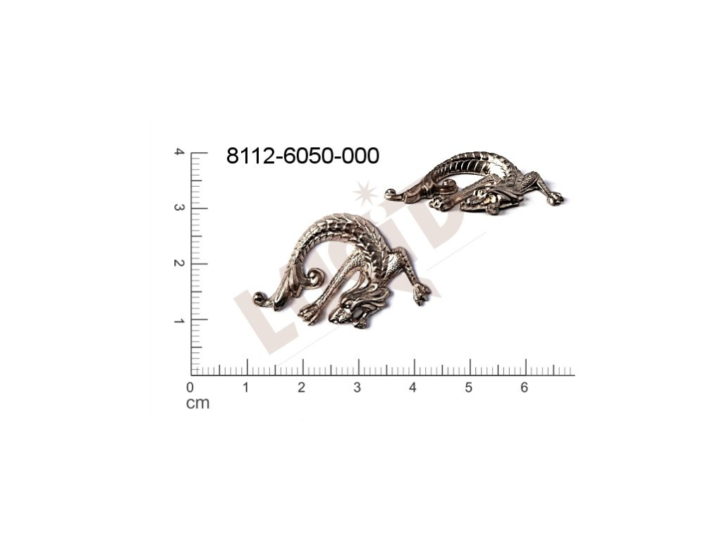 Tvarový výlisek zvířata zvířata bez oček (svěšovacích dírek) 32.0x20.0mm