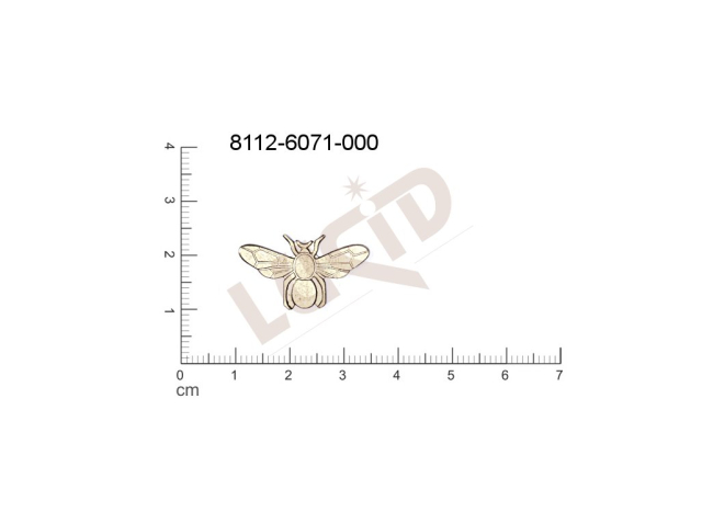 fancy shape animals beetles and other insects without loops / attaching holes 23.9x13.6mm