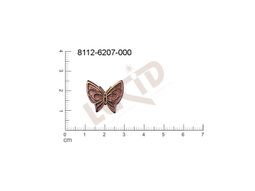 fancy shape animals butterflies without loops / attaching holes 19.0x16.0mm