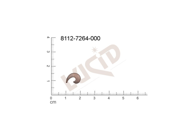 flat cut-out other without loops / attaching holes 11.0x6.0mm