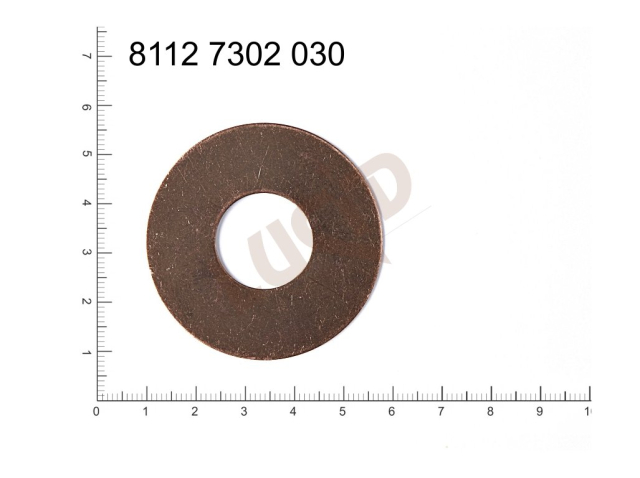 flat cut-out round other without loops / attaching holes 48.0mm