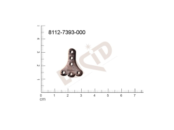 multi-row bar with 3 loops 15.0x11.0mm