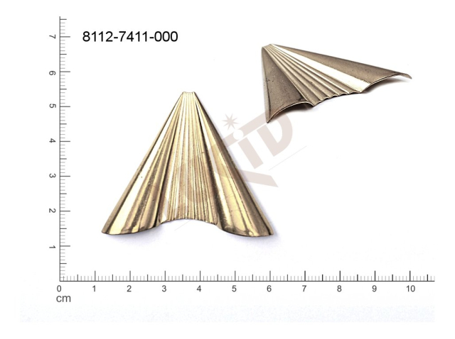 fancy shape triangles other without loops / attaching holes 48.4x48.4mm