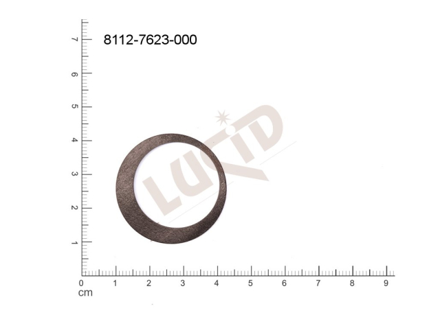 fancy shape round other without loops / attaching holes 34.0mm