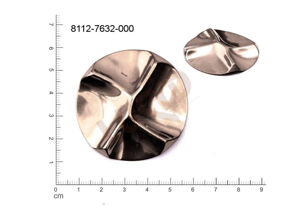 fancy shape round other without loops / attaching holes 50.0x50.0mm