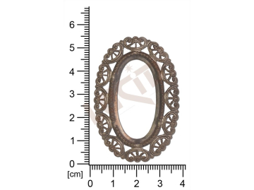 Filigree, fancy shape, oval, cut-out