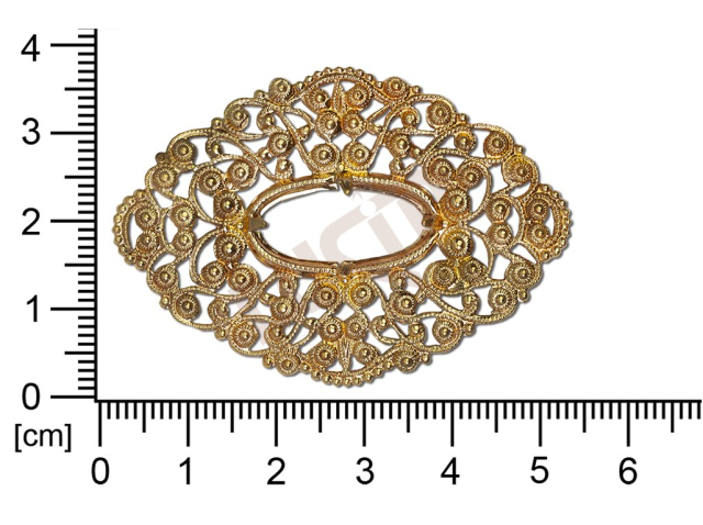 Filigree, fancy shape, oval, cut-out