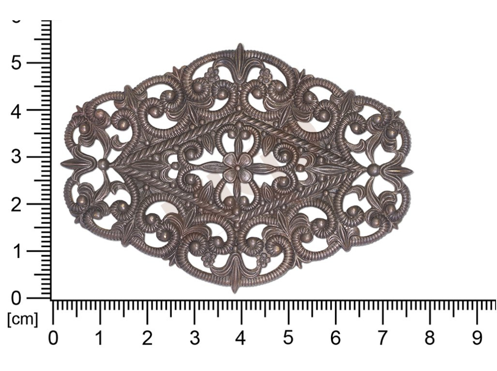 Filigree, fancy shape, other, without  loops, cut-out