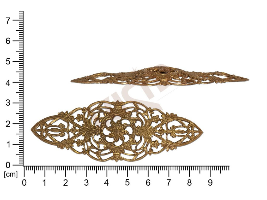 Filigree, fancy shape, other, without  loops, cut-out