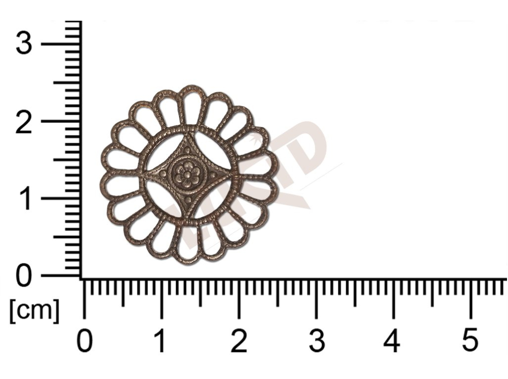 Filigree, fancy shape, round, without  loops , cut-out