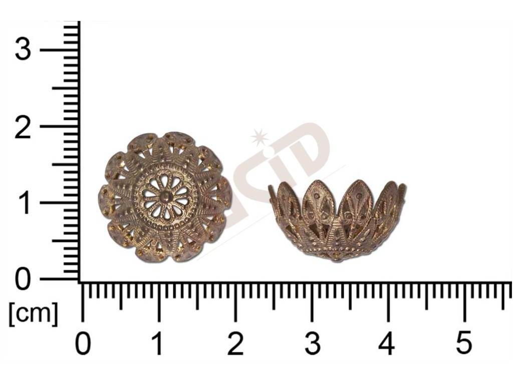 Filigree, fancy shape, round, without  loops , cut-out