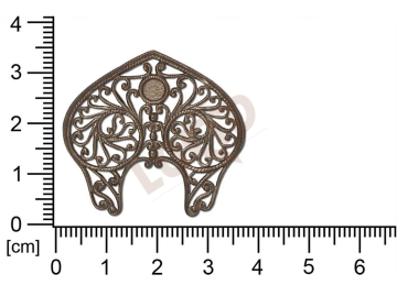 Filigree, fancy shape, other, without  loops, cut-out