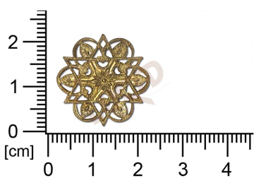 Filigree, fancy shape, round, without  loops , cut-out