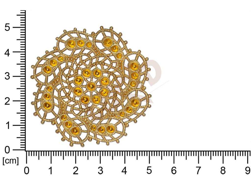 Filigree, fancy shape, round, without  loops , cut-out