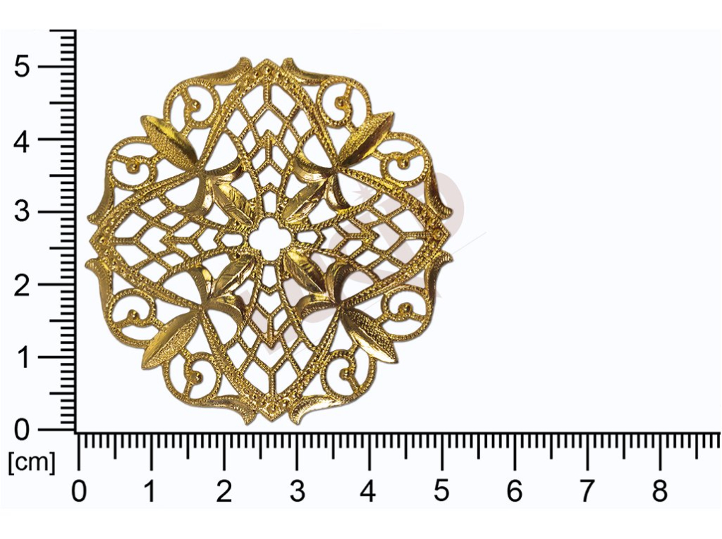 Filigree, fancy shape, round, without  loops , cut-out