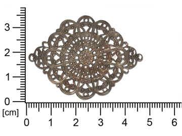 Filigree, fancy shape, other, without  loops, cut-out