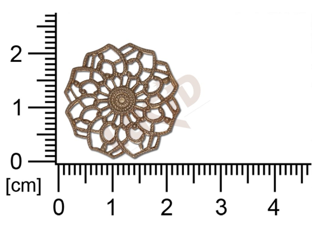 Filigree, fancy shape, round, without  loops , cut-out