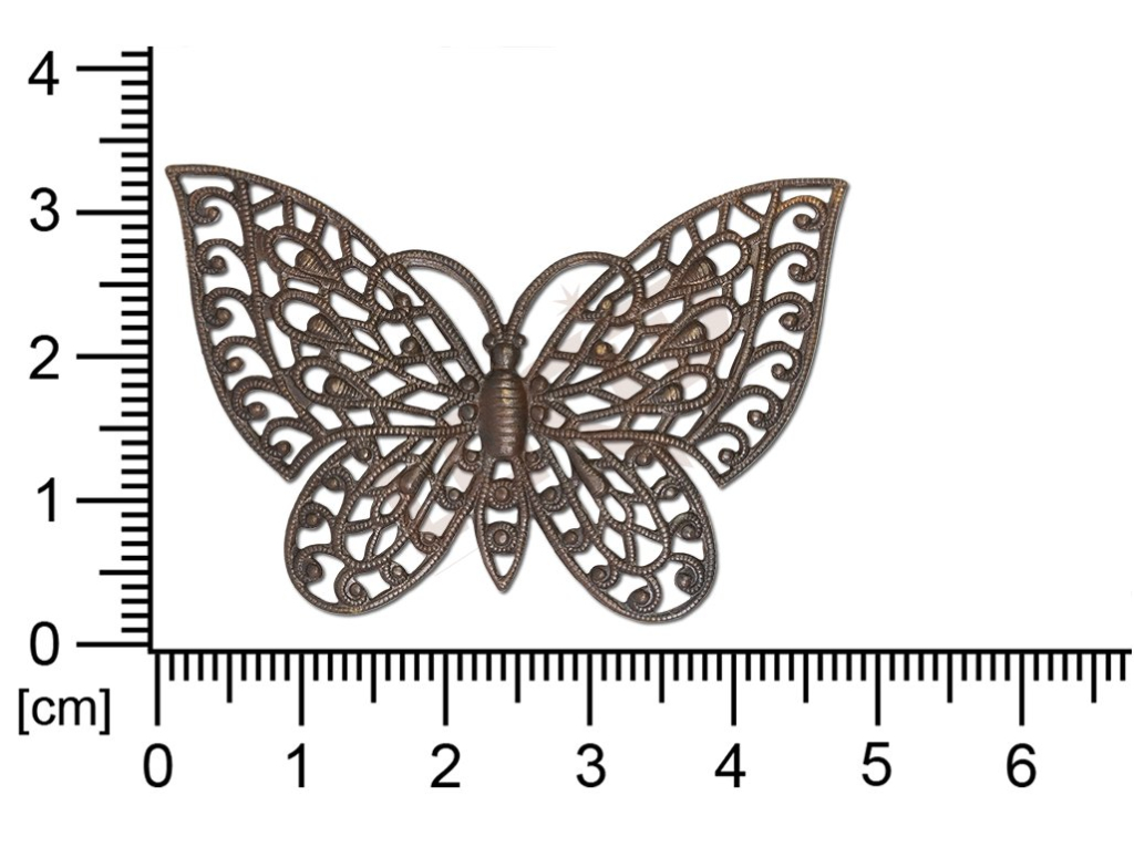 Filigree, fancy shape, animals, butterflies , without  loops 