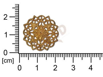 Filigree, fancy shape, round, without  loops , cut-out