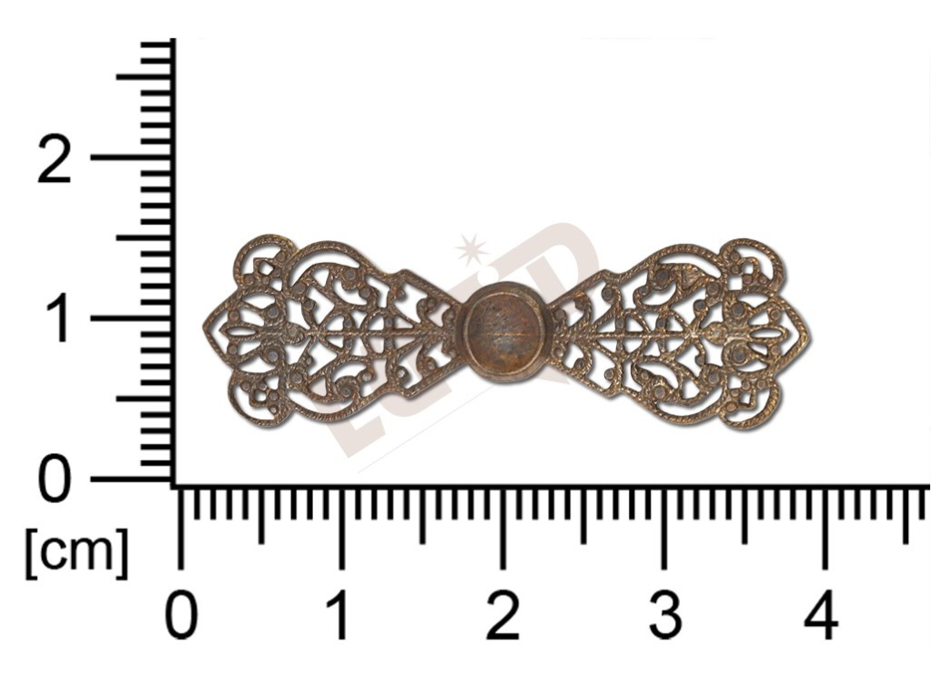 Filigree, fancy shape, ribbons, without  loops , cut-out