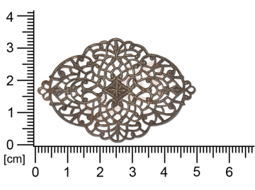 Filigree, fancy shape, other, without  loops, cut-out