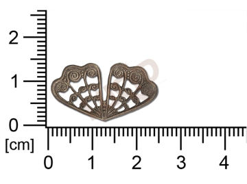 Filigree, fancy shape, other, without  loops, cut-out