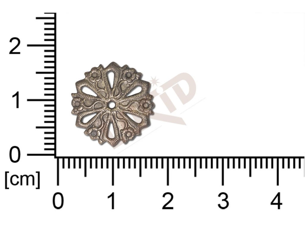 Filigree, fancy shape, round, without  loops , cut-out