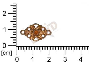 Filigrán, tvarový výlisek, ostatní, bez oček , 19x11mm, tvarovaný, prořezávaný