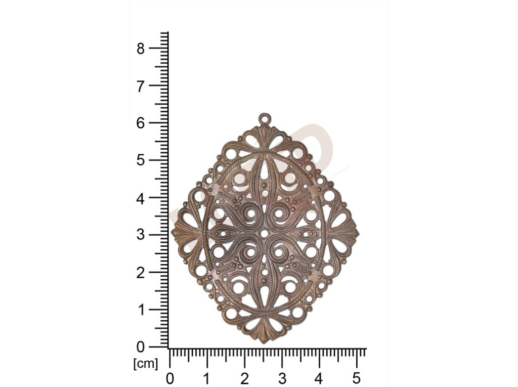 Filigree, fancy shape, other, with 1 loop