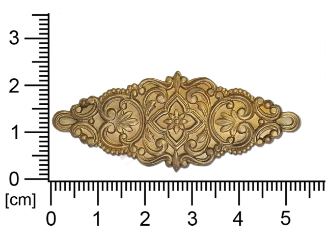 Filigrán, tvarový výlisek, ostatní, bez oček  53x22mm