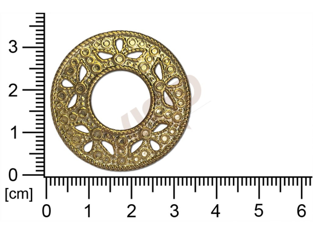 Filigree, fancy shape, round, without  loops , cut-out